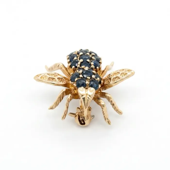 14K Yellow Sapphire Bee Pin 14K Yellow Sapphire Bee Pin