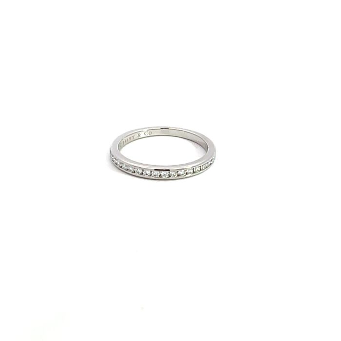 Tiffany & Co Platinum .17ctw Diamond Channel Wedding band Tiffany & Co Platinum .17ctw Diamond Channel Wedding band