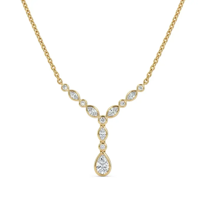 14K Yellow Gold .71ctw Diamond Necklace 14K Yellow Gold .71ctw Diamond Necklace