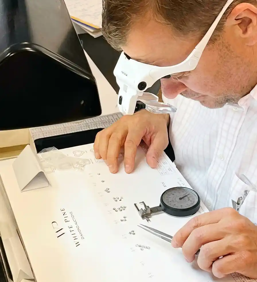 lab-grown diamond ring