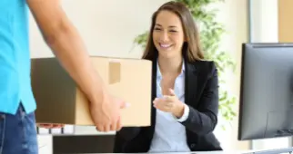 Delivery of finished piece